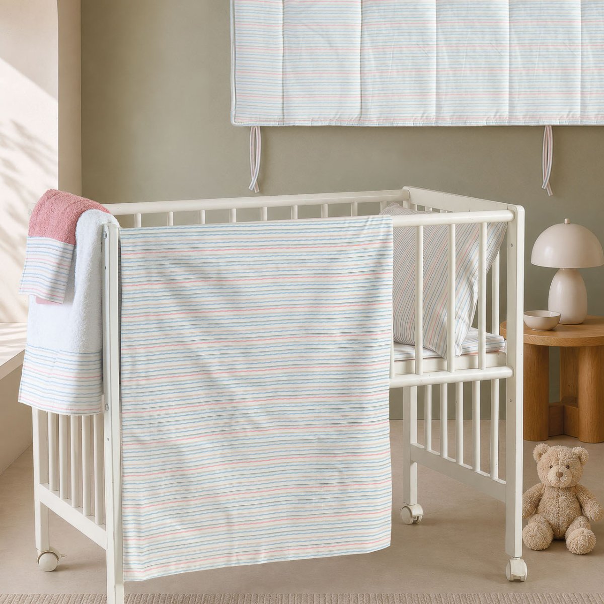 Πάπλωμα Κούνιας (110x150) Rythmos Newborn Strappy