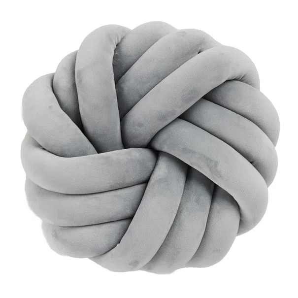 Διακοσμητικό Μαξιλάρι Βελουτέ (Φ35) Das Home 2291 Grey