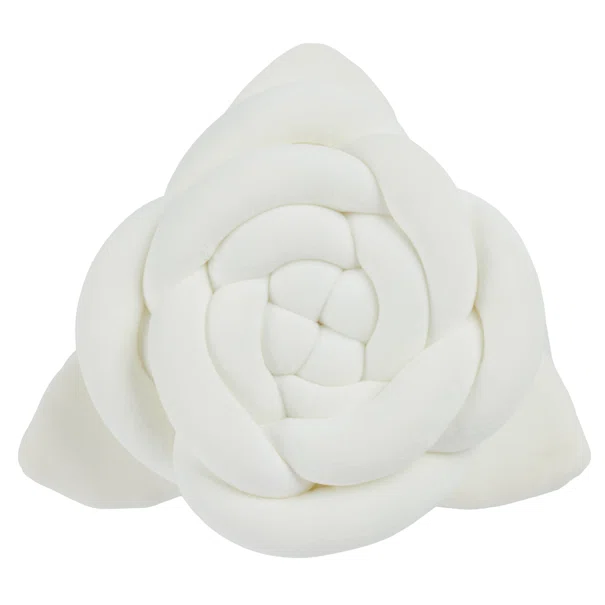 Διακοσμητικό Μαξιλάρι Βελουτέ (Φ28) Das Home 2298 White