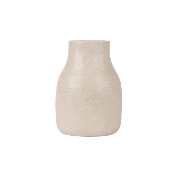Διακοσμητικό Βάζο (Φ10.3x14.5) Estia Clayra Ivory 09-50405