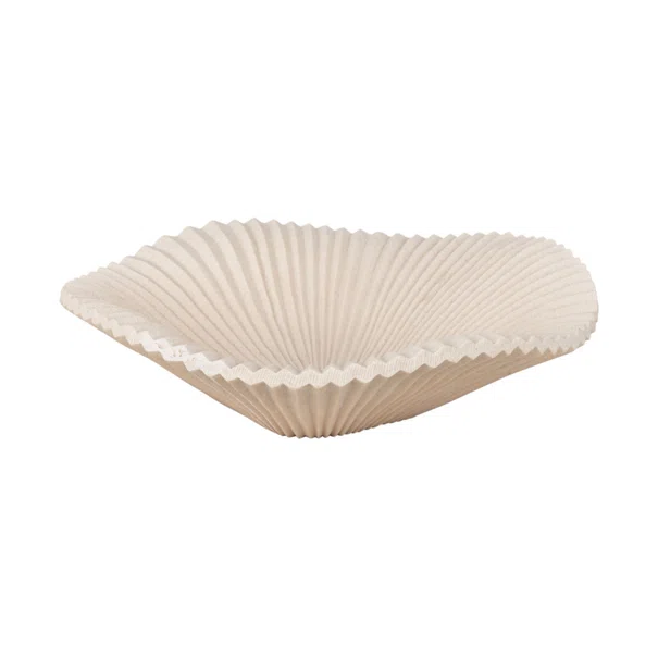 Διακοσμητικό Μπολ (Φ30x8) Estia Nyra Ivory 09-50801