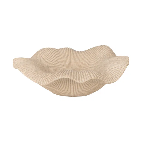Διακοσμητικό Μπολ (28.5x27.5x8.2) Estia Nyra Ivory 09-50795