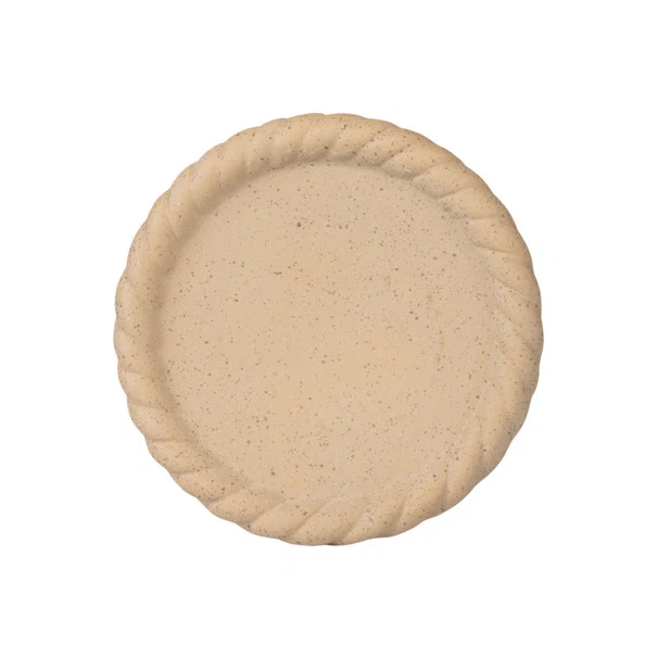 Δίσκος Διακόσμησης (Φ15.7x2) Estia Clayra Rib Ivory 09-50450
