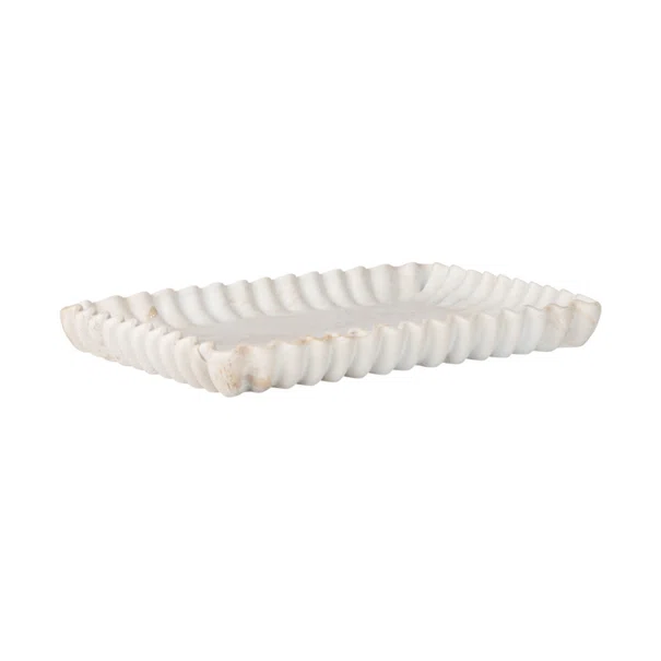 Δίσκος Διακόσμησης (28x18x3) Estia Nyra Ivory 09-50498