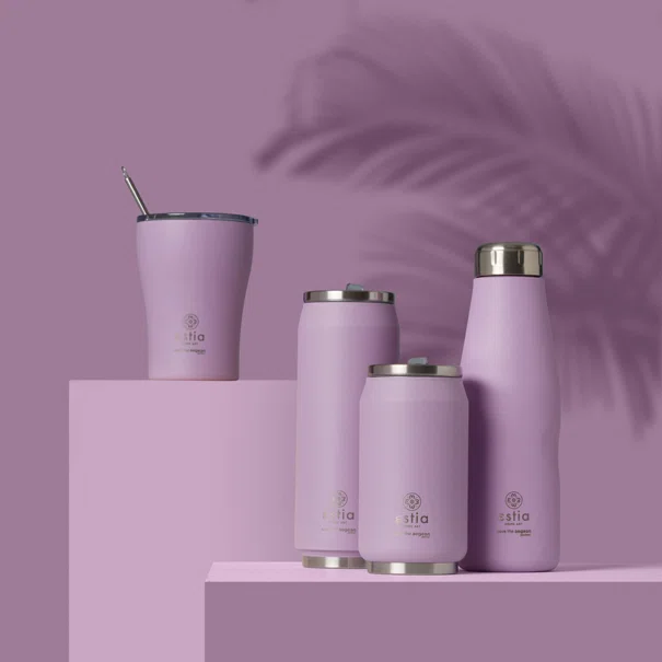 Ποτήρι Θερμός 350ml Estia Save The Aegean Lavender Purple 01-12090