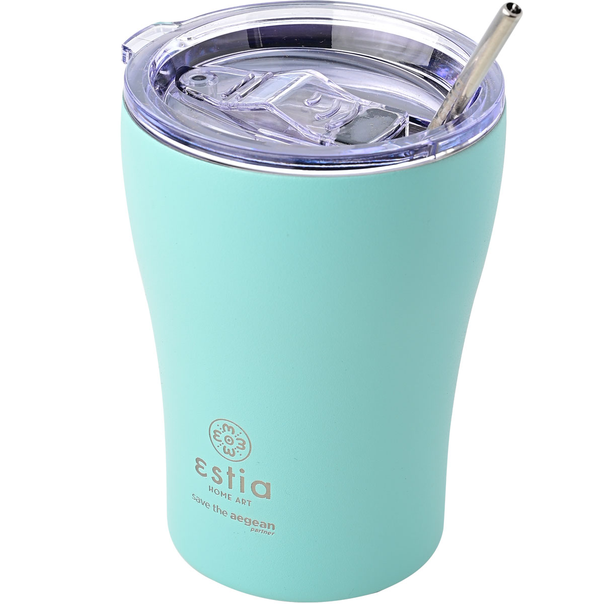 Ποτήρι Θερμός 350ml Estia Save The Aegean Bermuda Green 01-12106