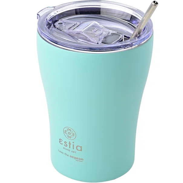 Ποτήρι Θερμός 350ml Estia Save The Aegean Bermuda Green 01-12106