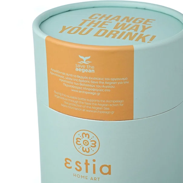 Ποτήρι Θερμός 350ml Estia Save The Aegean Bermuda Green 01-12106