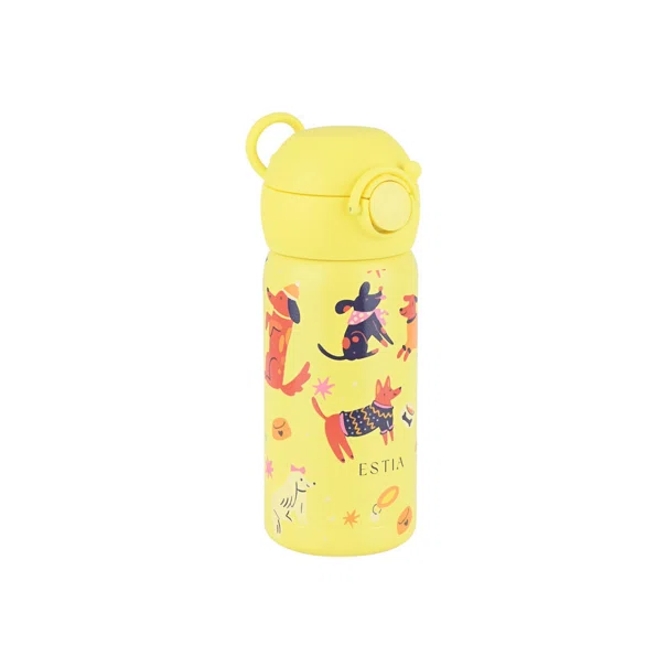 Παγούρι - Θερμός 350ml Με Καλαμάκι Estia Save The Aegean Pet Party 01-43636