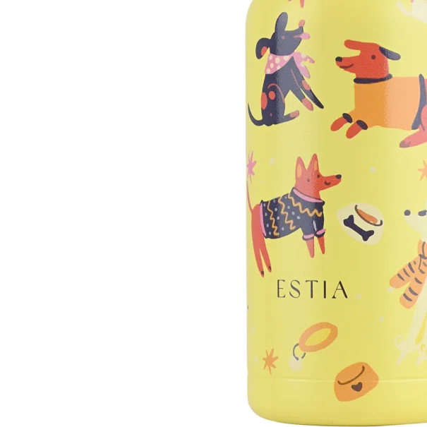 Παγούρι - Θερμός 350ml Με Καλαμάκι Estia Save The Aegean Pet Party 01-43636
