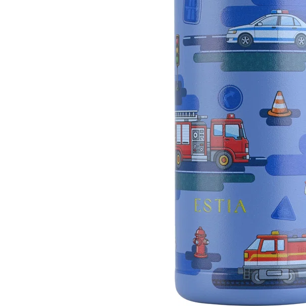 Παγούρι - Θερμός 500ml Με Καλαμάκι Estia Save The Aegean City Heroes 01-43704