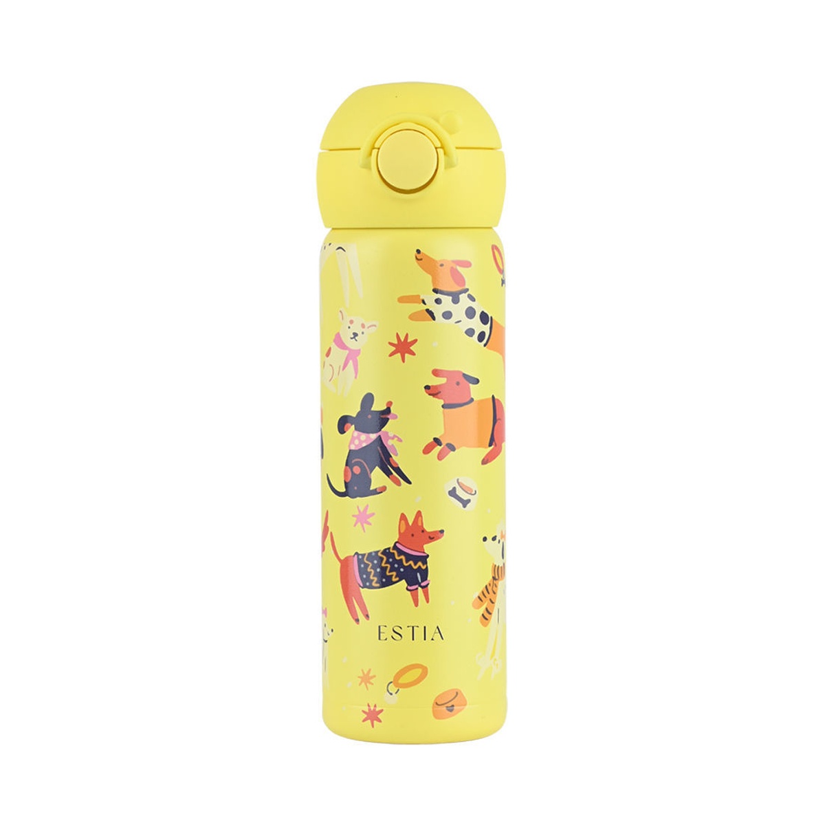 Παγούρι - Θερμός 500ml Estia Με Καλαμάκι Save The Aegean Pet Party 01-43667