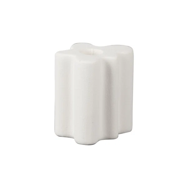 Κηροπήγιο (7.3x6.5x8.8) Clayra Ivory Estia 09-50528