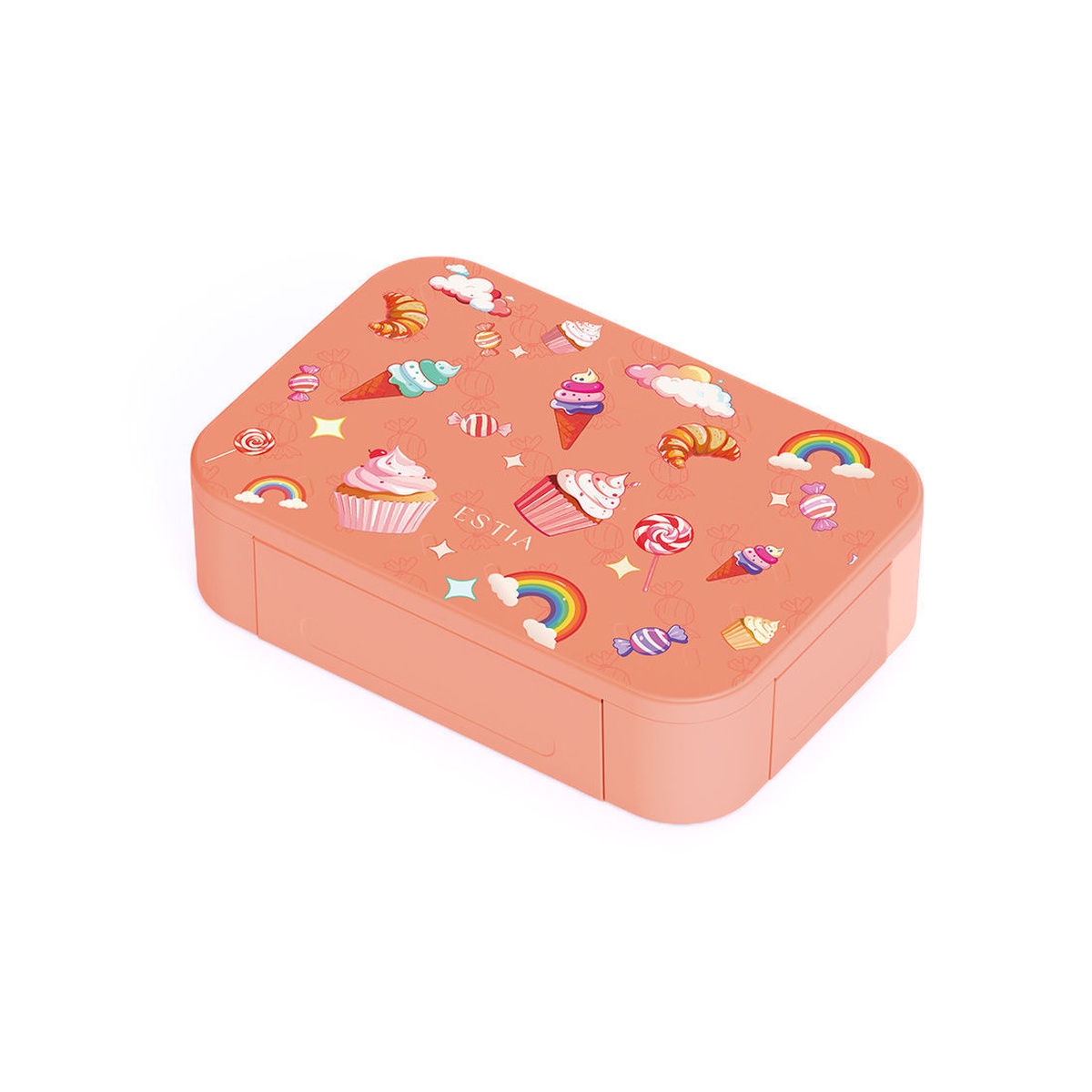 Φαγητοδοχείο Με Χωρίσματα 900ml Estia Save The Aegean Candy Sky 01-43933