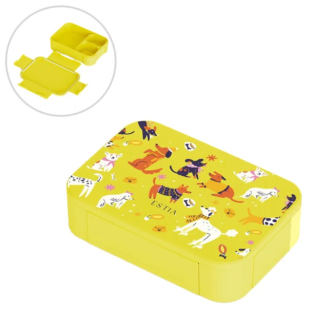 Φαγητοδοχείο Με Χωρίσματα 900ml Estia Save The Aegean Pet Party 01-43964