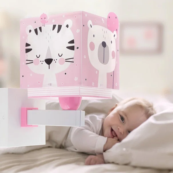 Παιδική Απλίκα Τοίχου Ango Baby Jungle Pink 63119S