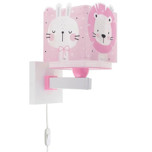 Παιδική Απλίκα Τοίχου Ango Baby Jungle Pink 63119S