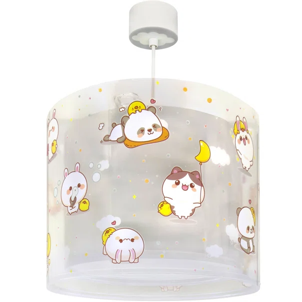 Παιδικό Φωτιστικό Οροφής Μονόφωτο Ango Kawaii Grey 41762ME