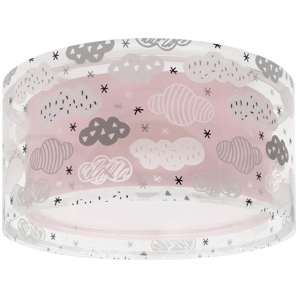 Παιδικό Φωτιστικό Πλαφονιέρα Ango Clouds Pink 41416MS