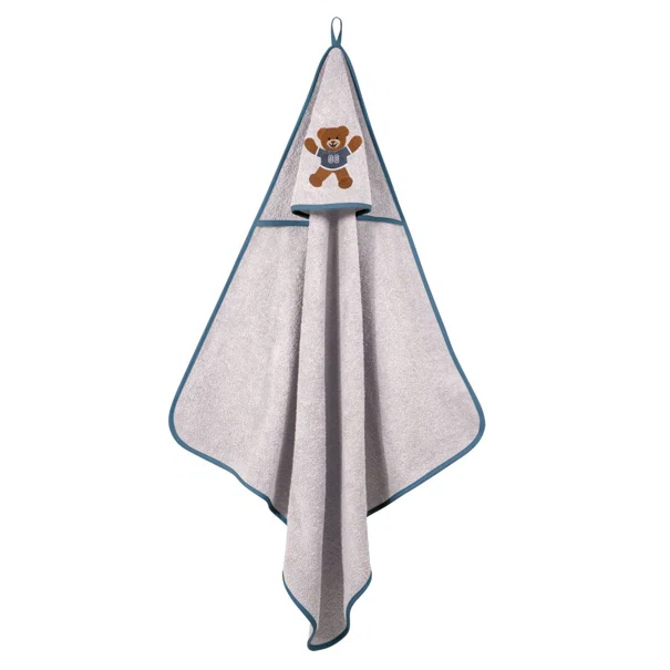 Βρεφική Κάπα (80x80) Greenwich Polo Club Baby Essential 8878 Grey 400gsm