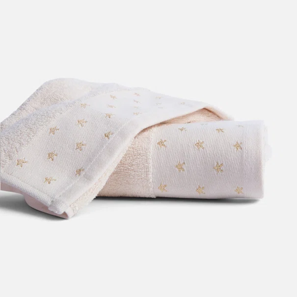 Πετσέτες Προσώπου (Σετ 2τμχ) Nef-Nef Homeware Celebrate Ecru 450gsm