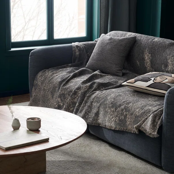 Ριχτάρι Καναπέ Διθέσιου (180x250) Gofis Home Laverna Rock Grey 425/15
