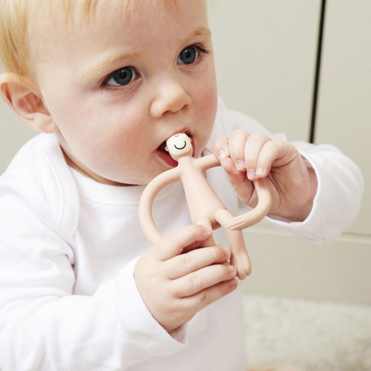 Μασητικό Matchstick Monkey Teething Toy Dusty Pink