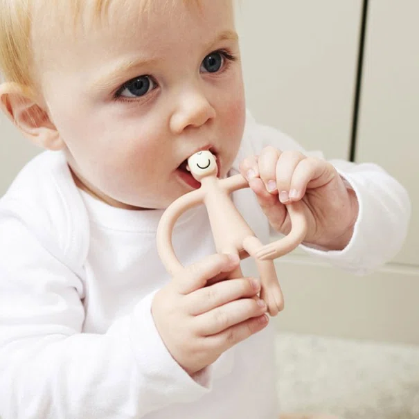Μασητικό Matchstick Monkey Teething Toy Dusty Pink