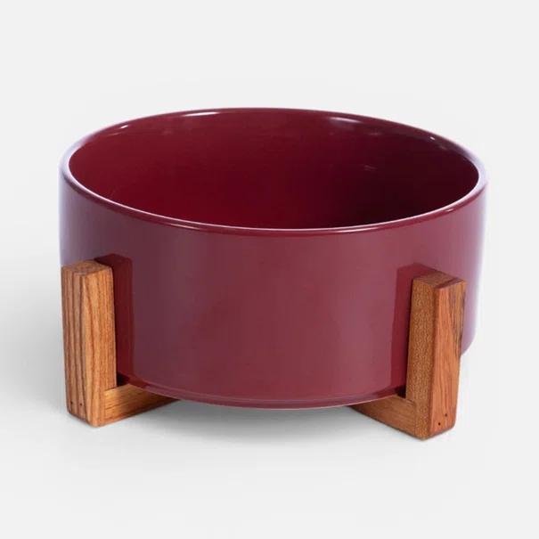 Σαλατιέρα Με Βάση (Φ27.2x11.3) Nef-Nef Homeware Ezze Bordo