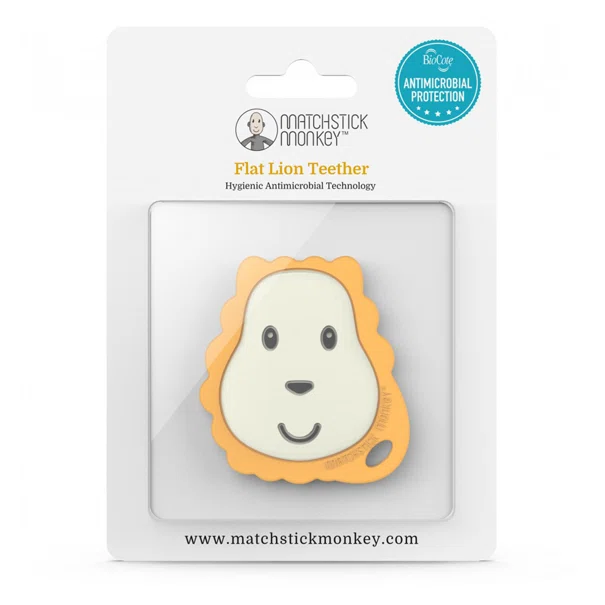 Μασητικό Matchstick Monkey Flat Face Teether Lion