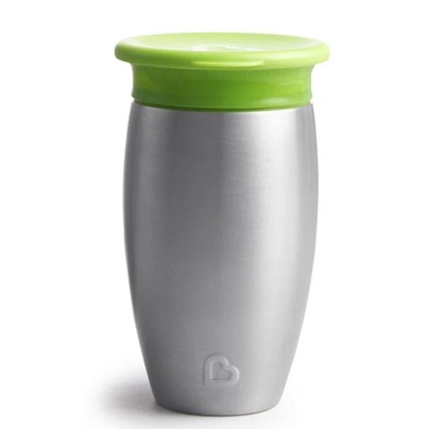 Ποτήρι Εκπαιδευτικό 296ml Munchkin Miracle Stainless Steel Cup Green