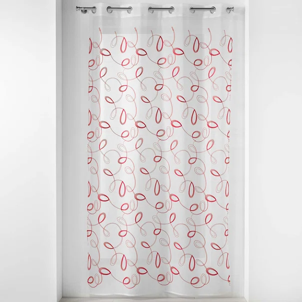 Κουρτίνα (140x240) Με Τρουκς L-C Hoops Rouge 1626969