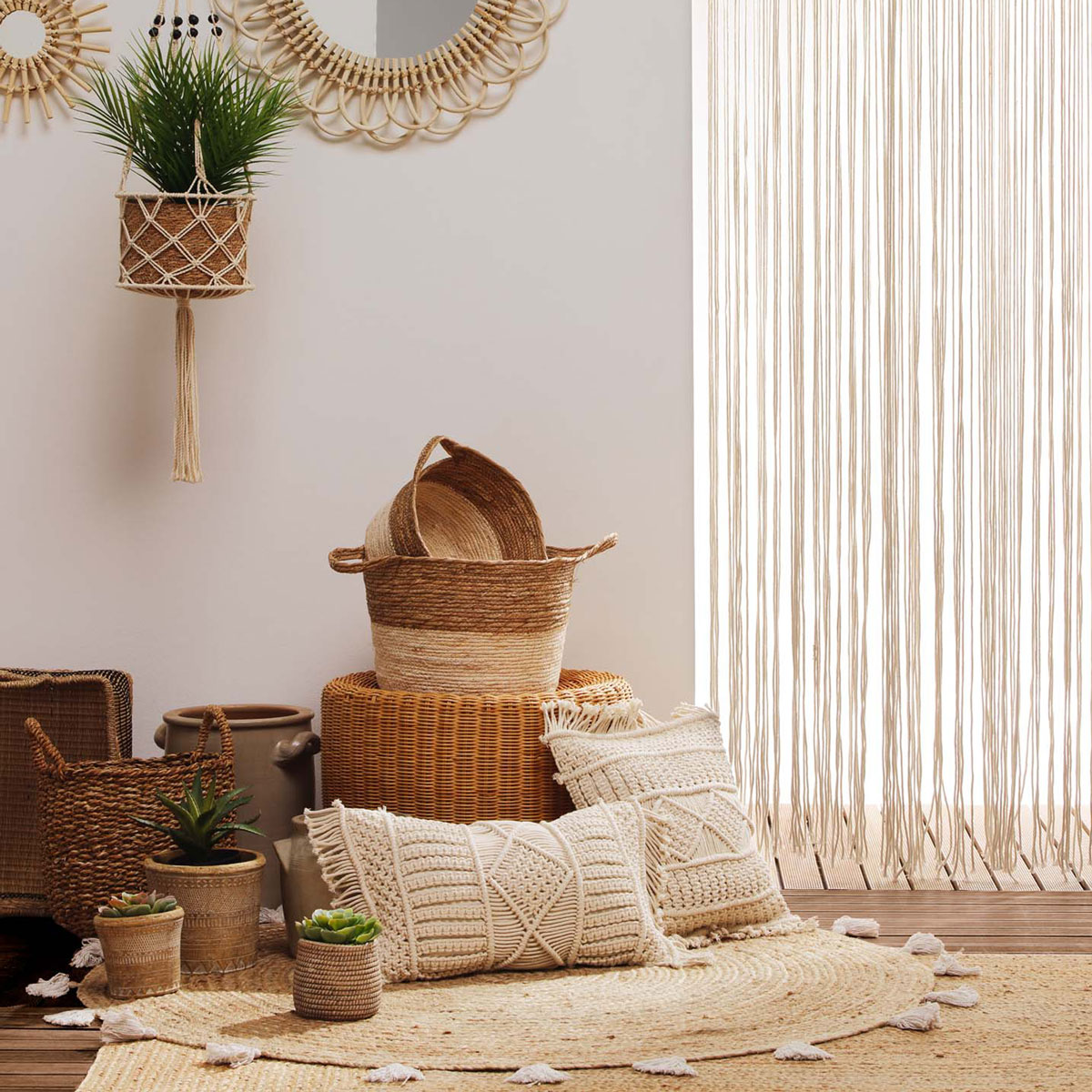 Διακοσμητικό Μαξιλάρι (30X50) L-C Macralina Macrame 1609956 Λευκά Είδη Σαλονιού Μαξιλάρια Διακοσμητικά Μακρόστενα Spitishop
