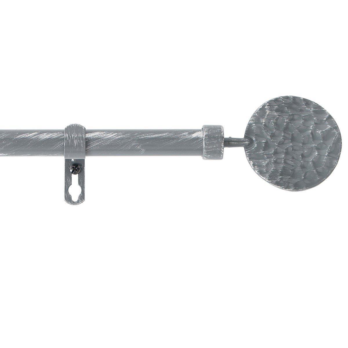 Κουρτινόξυλο Φ19Mm Μονό Επεκτεινόμενο 210-380Cm με Άκρα L-C Bullette Gris Argent 1900503 Κουρτίνες Κουρτινόξυλα Spitishop