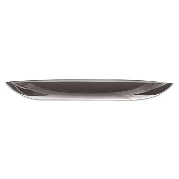 Πιάτο Φαγητού Ρηχό Πλαστικό (Φ25) F-V Square Charcoal 179789B