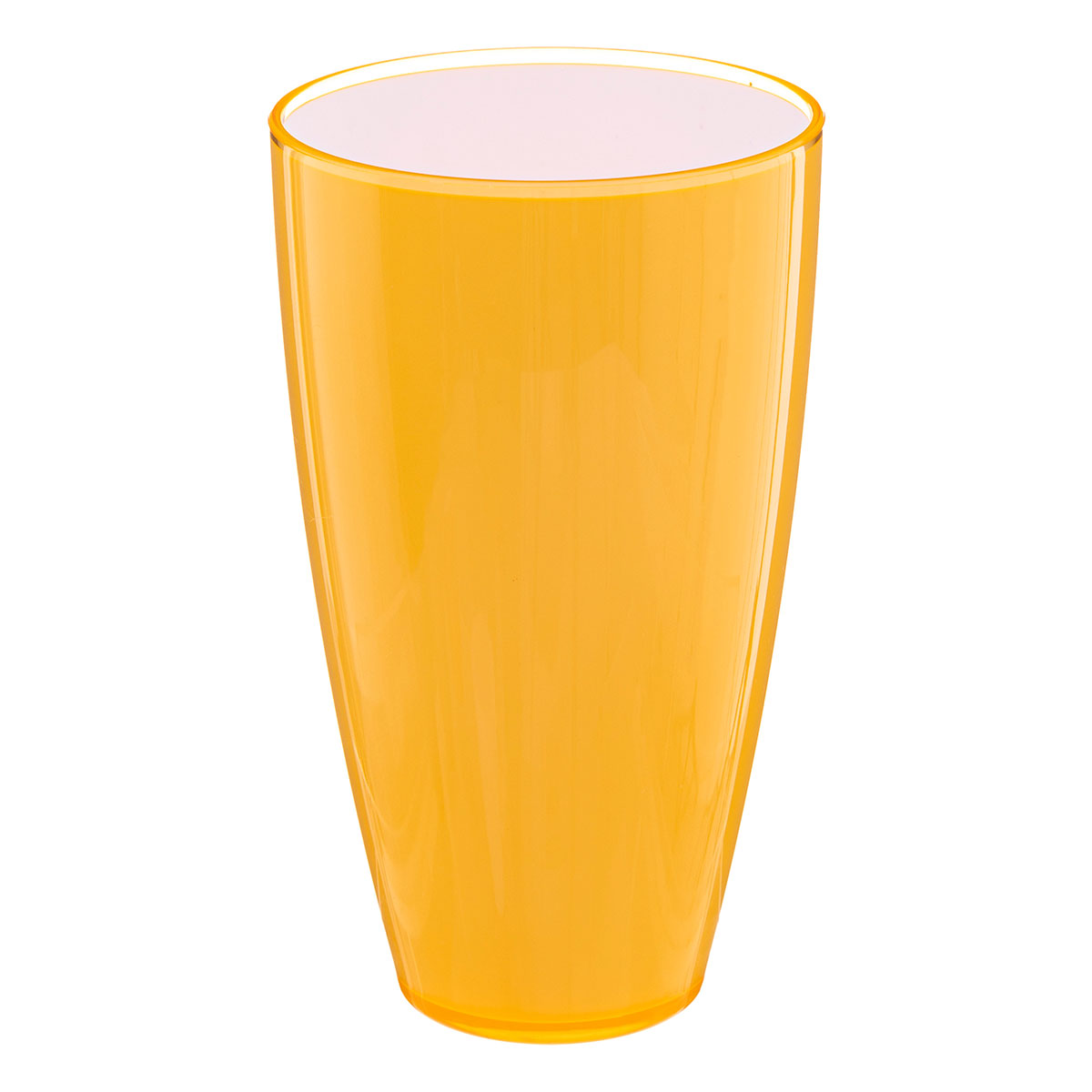 Ποτήρι Νερού Πλαστικό 500ml F-V Square Mustard 179790G