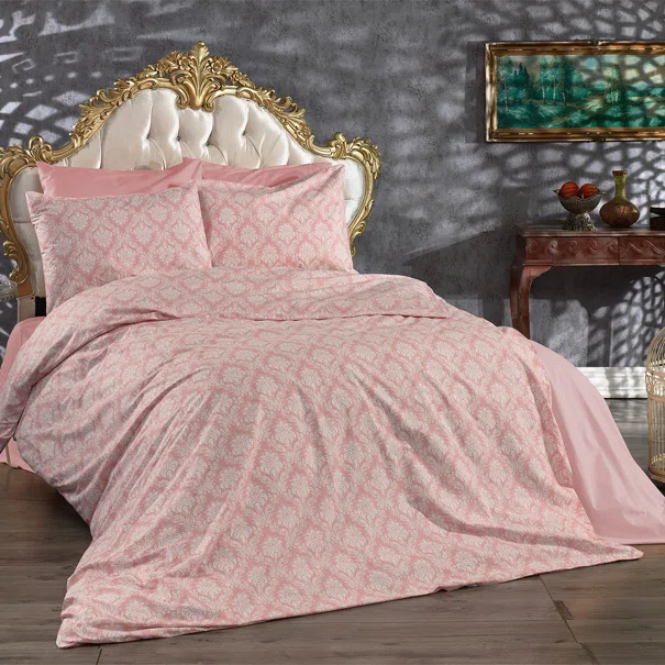 Παπλωματοθήκη Μονή (160x240) Dimcol Οφηλία 277 Pink