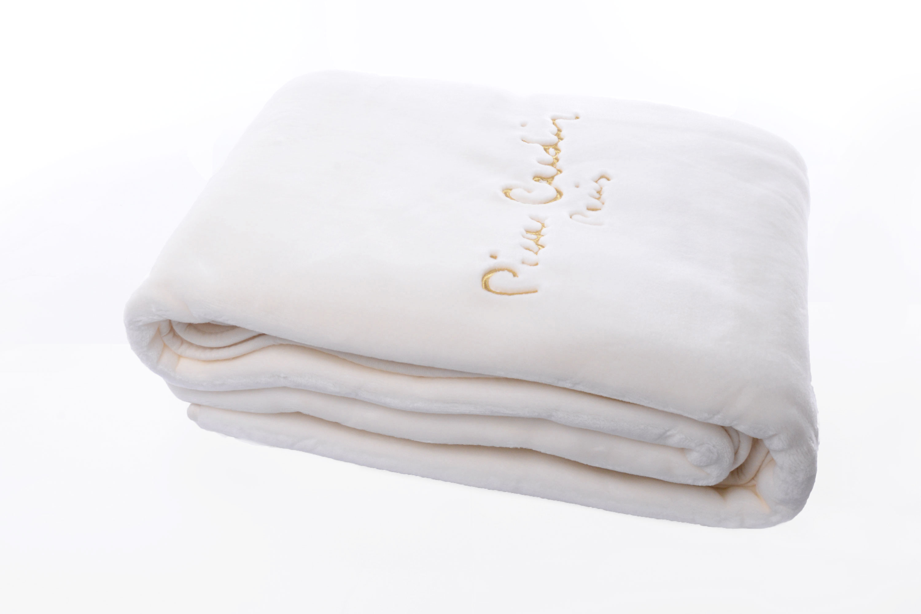 Κουβέρτα Βελουτέ Μονή (160X220) Pierre Cardin Nancy 545 29 Λευκά Είδη Κρεβατοκάμαρας Κουβέρτες Μονές Spitishop