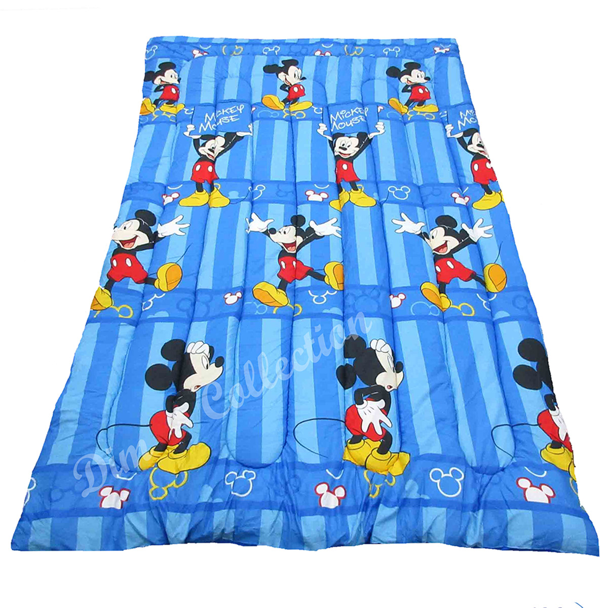 Πάπλωμα Μονό (160X250) 2 Όψεων Dimcol Micro Mickey 026 Παιδικά Λευκά Είδη 'Υπνου Παπλώματα για Αγόρια Spitishop
