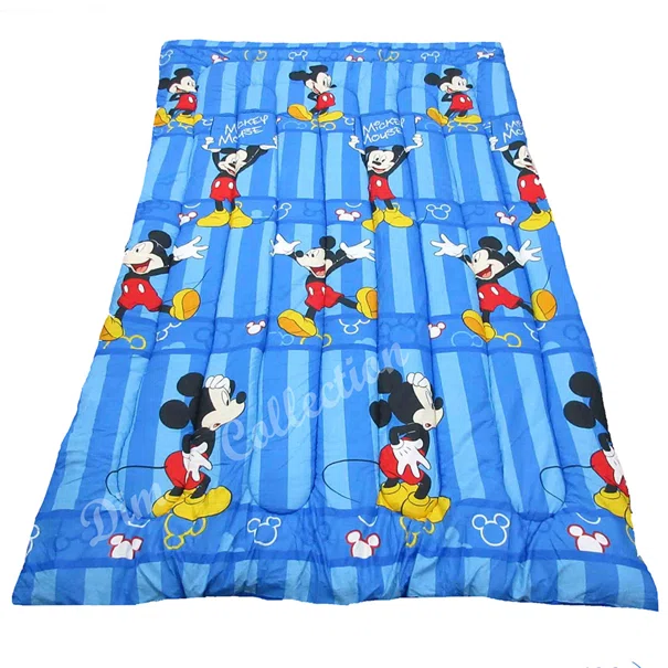 Πάπλωμα Μονό (160x250) 2 Όψεων Dimcol Micro Mickey 026