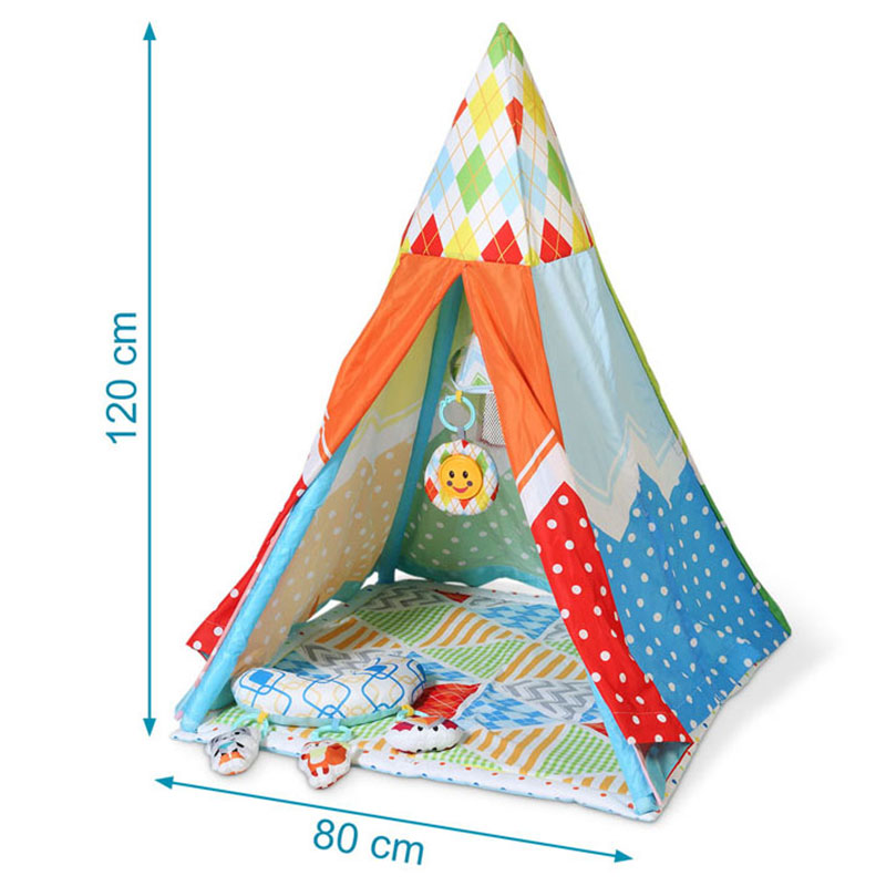 Βρεφικό Γυμναστήριο με Σκηνή Kiokids Circus 3063 Παιχνίδια Βρεφικά για Μωρά 0 - 6 Μηνών Spitishop