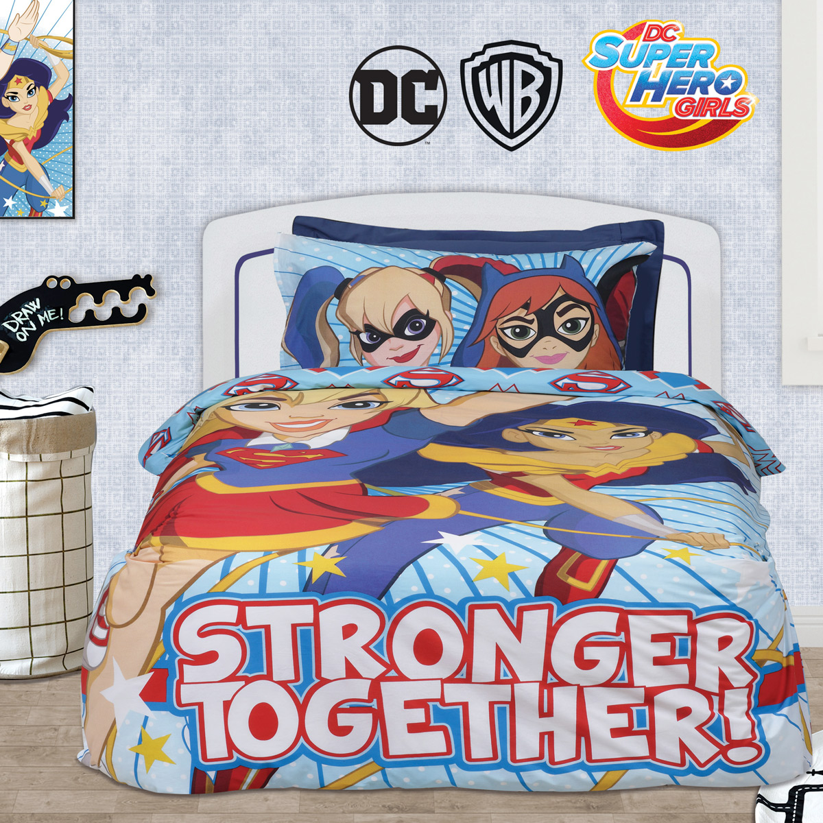 Σεντόνια Μονά (Σετ) Das Home Super Hero Girls 5005