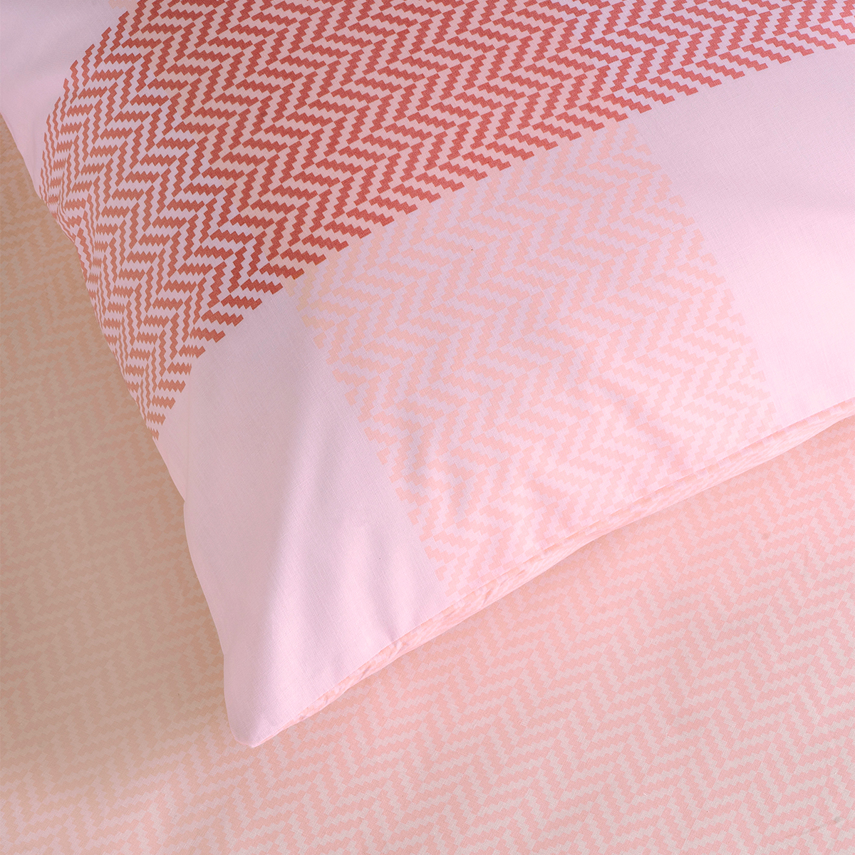 Κουβερλί Μονό (160X245) 2 Όψεων Kocoon Carrie Pink Λευκά Είδη Κρεβατοκάμαρας Μονά Spitishop