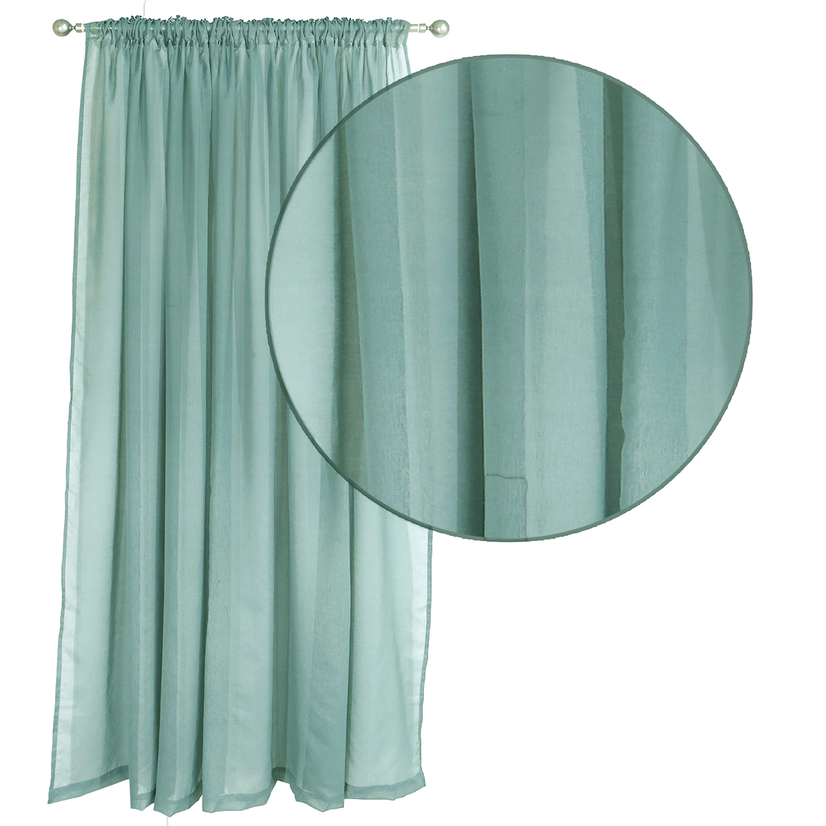 Κουρτίνα (300X270) με Τρέσα Das Home Organza 2198 Aqua Κουρτίνες Κρεβατοκάμαρας Spitishop