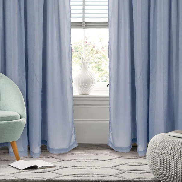 Κουρτίνα (300x270) Με Τρέσα Das Home Organza 2199 Blue