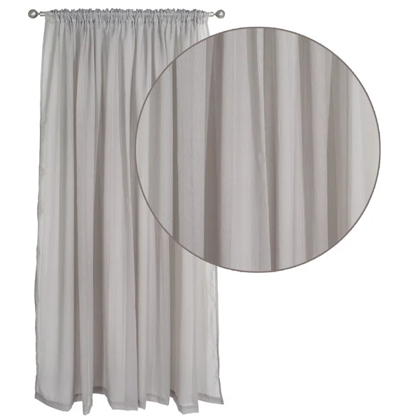 Κουρτίνα (300x270) Με Τρέσα Das Home Organza 2196 Grey