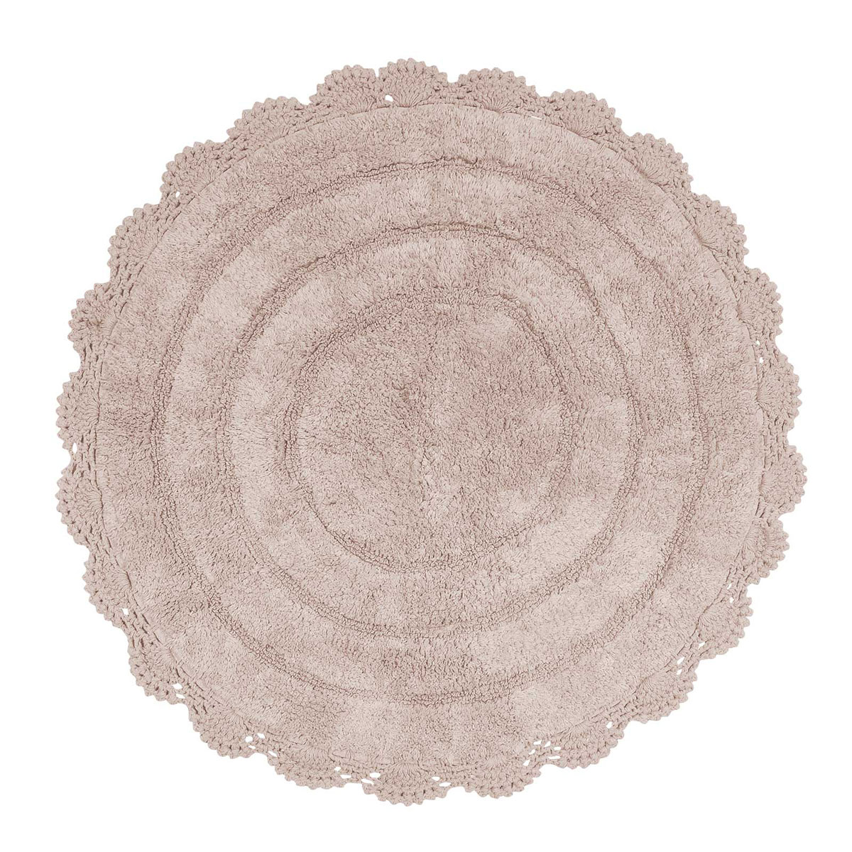 Πατάκι Μπάνιου (Φ60) Das Home Bathmats Colours 0634 Beige