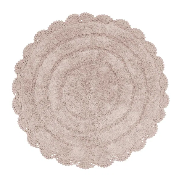 Πατάκι Μπάνιου (Φ60) Das Home Bathmats Colours 0634 Beige