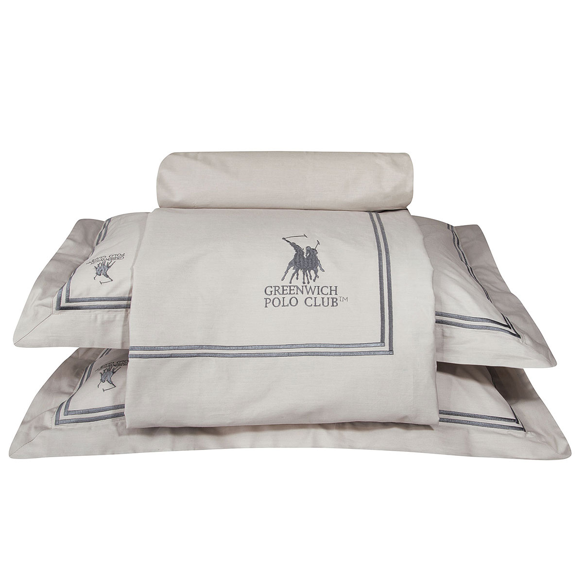 Σεντόνια King Size (Σετ) Greenwich Polo Club Solid 2129 Λευκά Είδη Κρεβατοκάμαρας Σετ Βαμβακερά Spitishop
