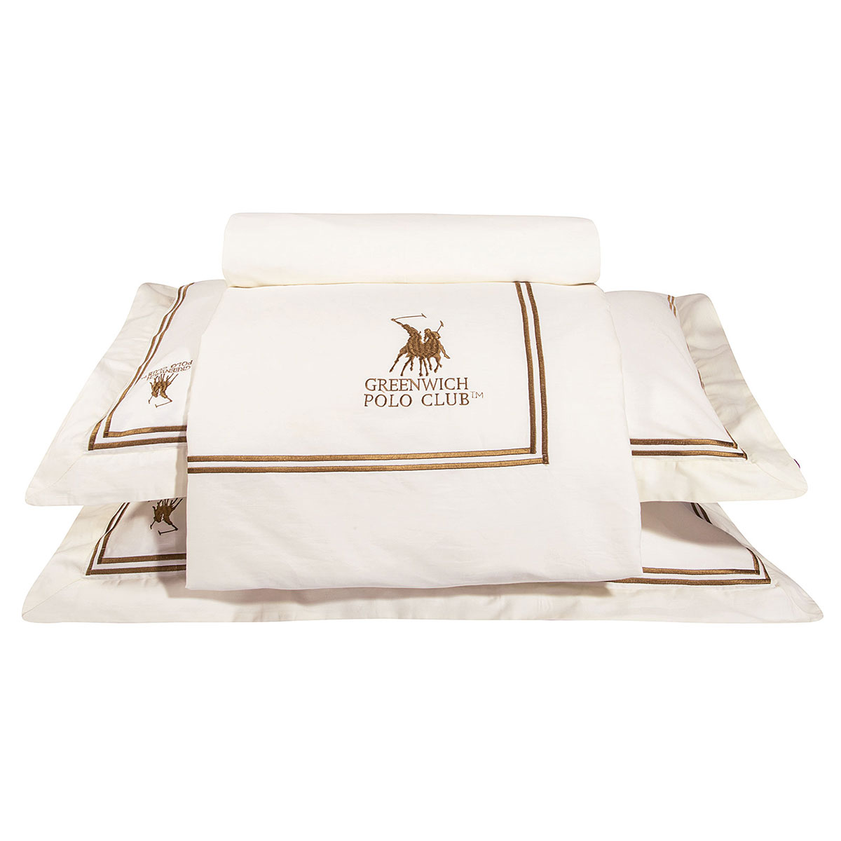 Σεντόνια King Size (Σετ) Greenwich Polo Club Solid 2128 Λευκά Είδη Κρεβατοκάμαρας Σετ Βαμβακερά Spitishop